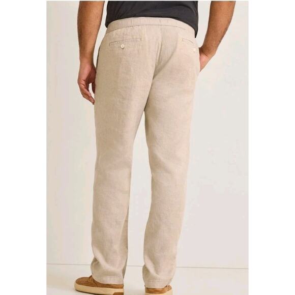 Tommy Bahama Stone Khaki Linen Lounge Pants 2XLB Beach Resort - Picture 3 of 12